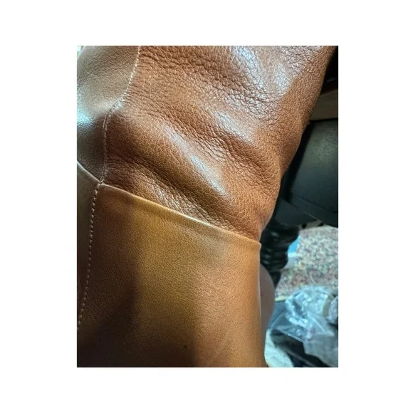 Larroude Women's Tan Leather Boots size 10 - Picture 9 of 10